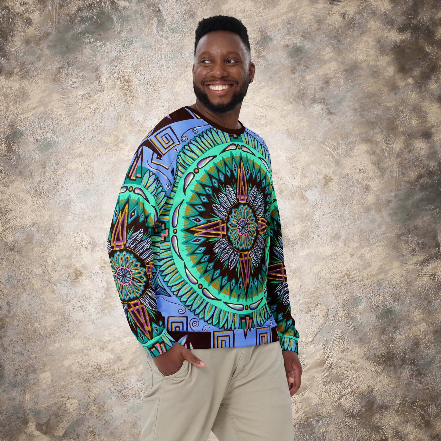 "Plumachakana" Lords Sweatshirt - Blue Flame Array XS