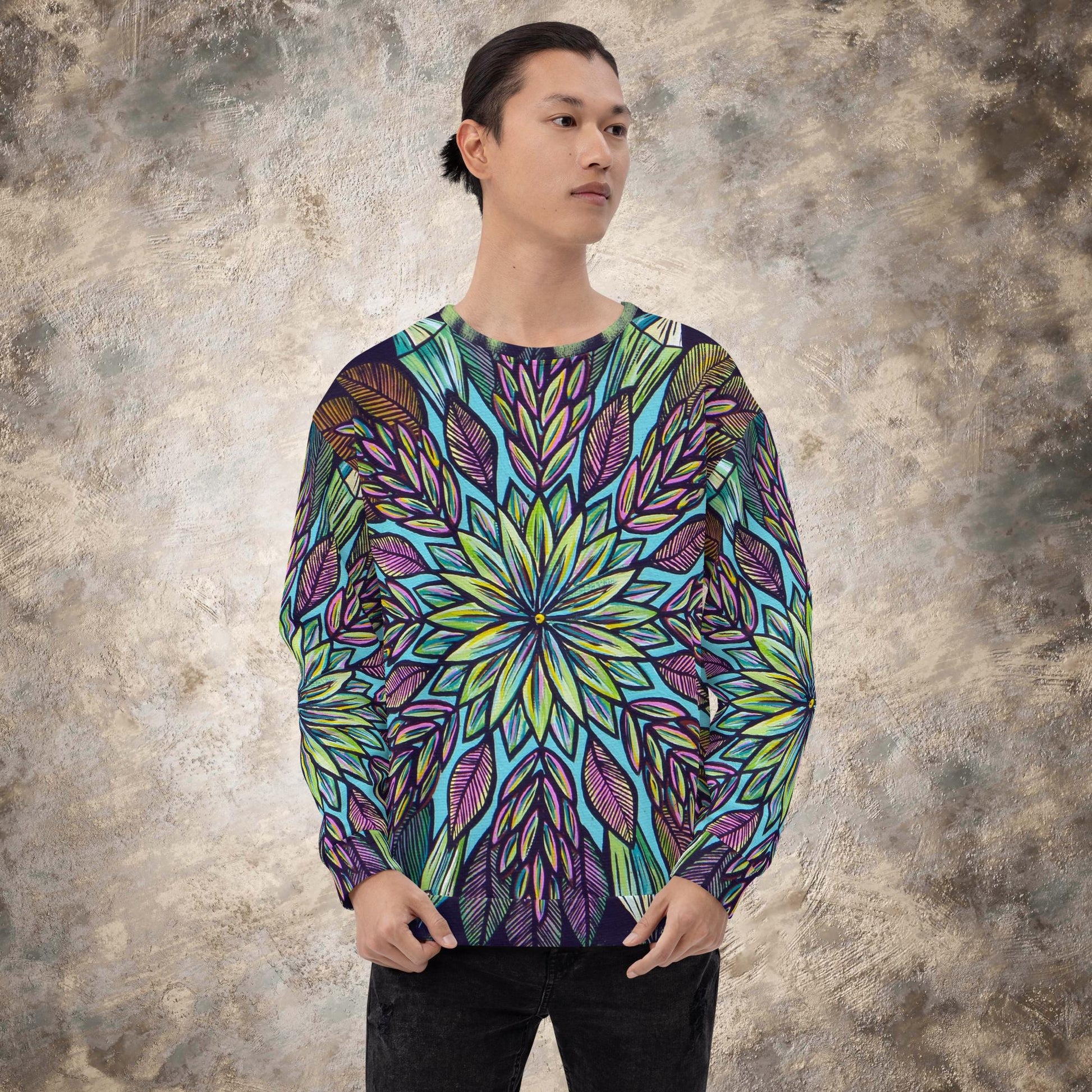 "Krystalhoja" Lords Sweatshirt - Blue Flame Array XS