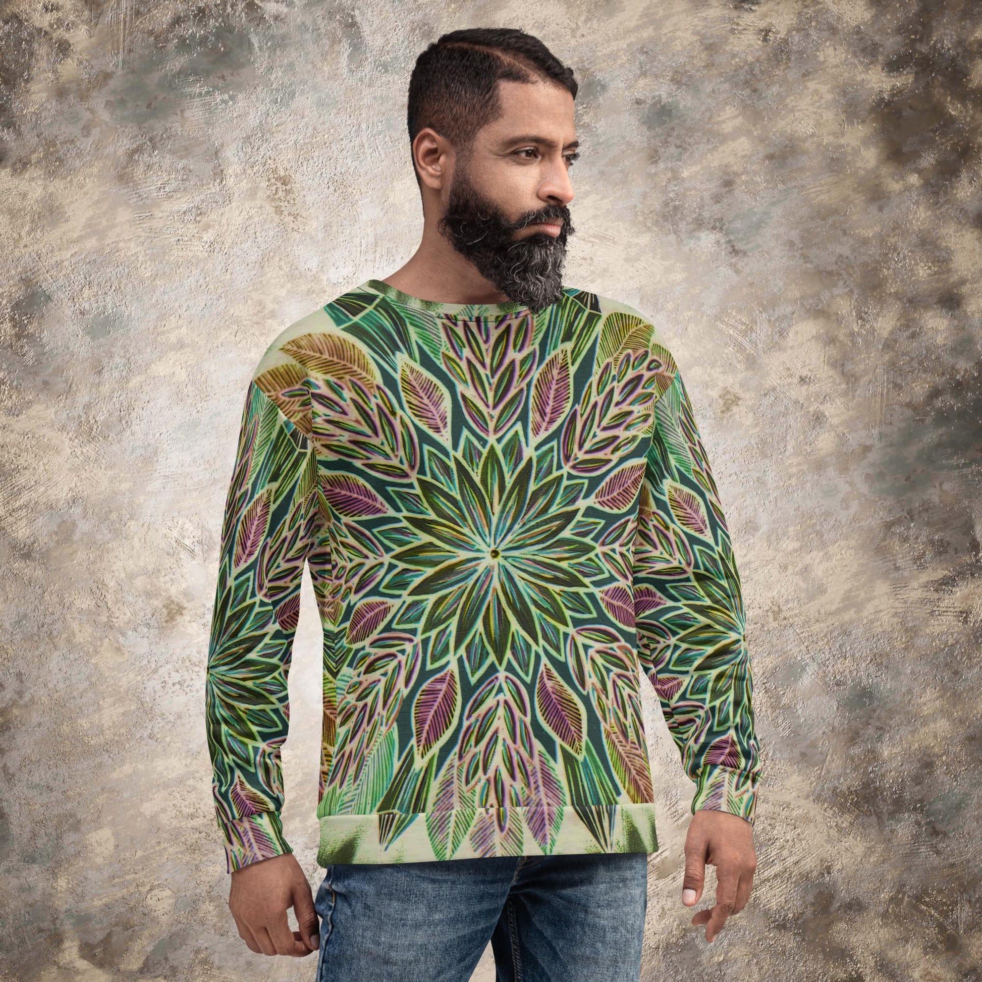 "Krystalhoja Verde" Lords Sweatshirt - Blue Flame Array XS