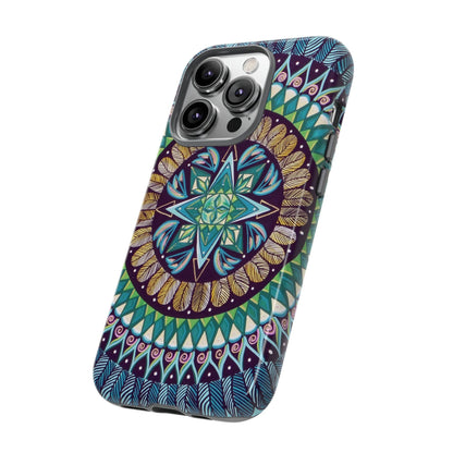 "AquilazurA Kryst'dala" Art Phone Armor - Blue Flame Array Phone Case