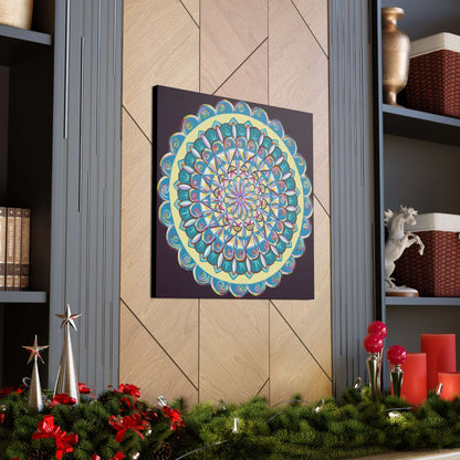 "Almandalayana" Canvas Gallery Wraps - Blue Flame Array Canvas