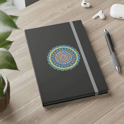 "Almandalayana" Hardcover Journal - Blue Flame Array Paper products