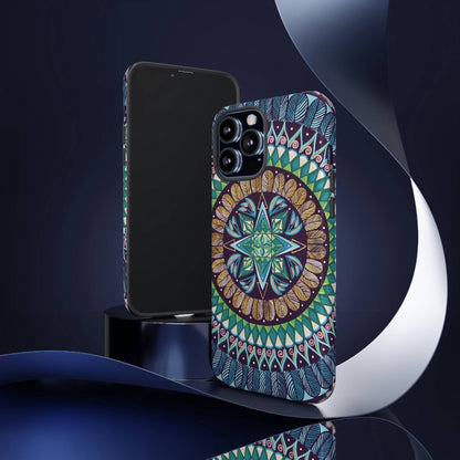 "AquilazurA Kryst'dala" Art Phone Armor - Blue Flame Array Phone Case