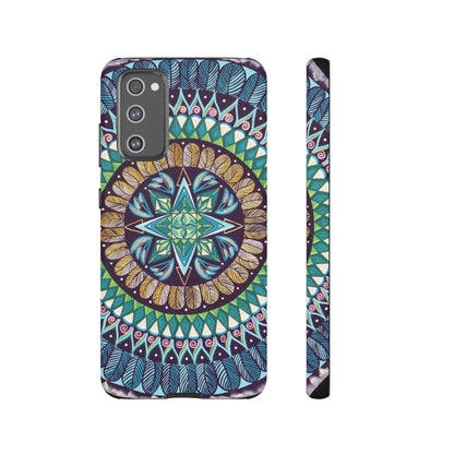 "AquilazurA Kryst'dala" Art Phone Armor - Blue Flame Array Samsung Galaxy S20 FE / Matte Phone Case