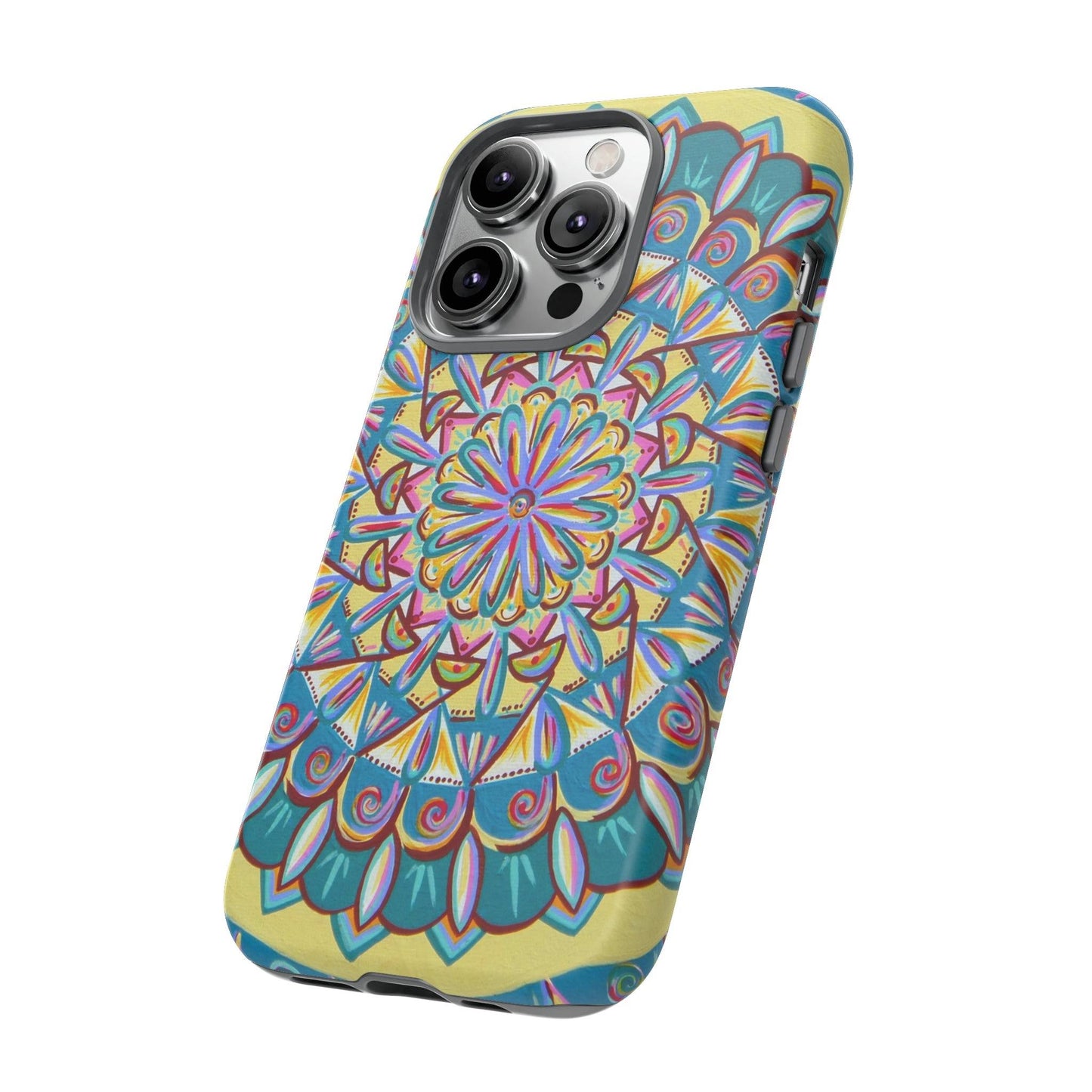 "Almandalayana" Art Phone Armor - Blue Flame Array Phone Case