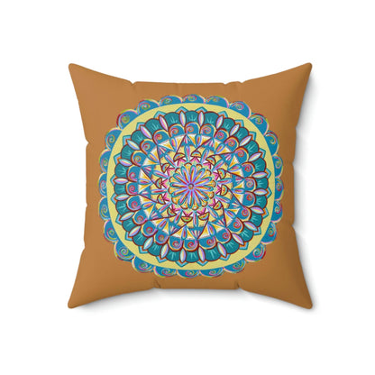 "Almandalayana" Dreamcatcher Pillow - Blue Flame Array Home Decor