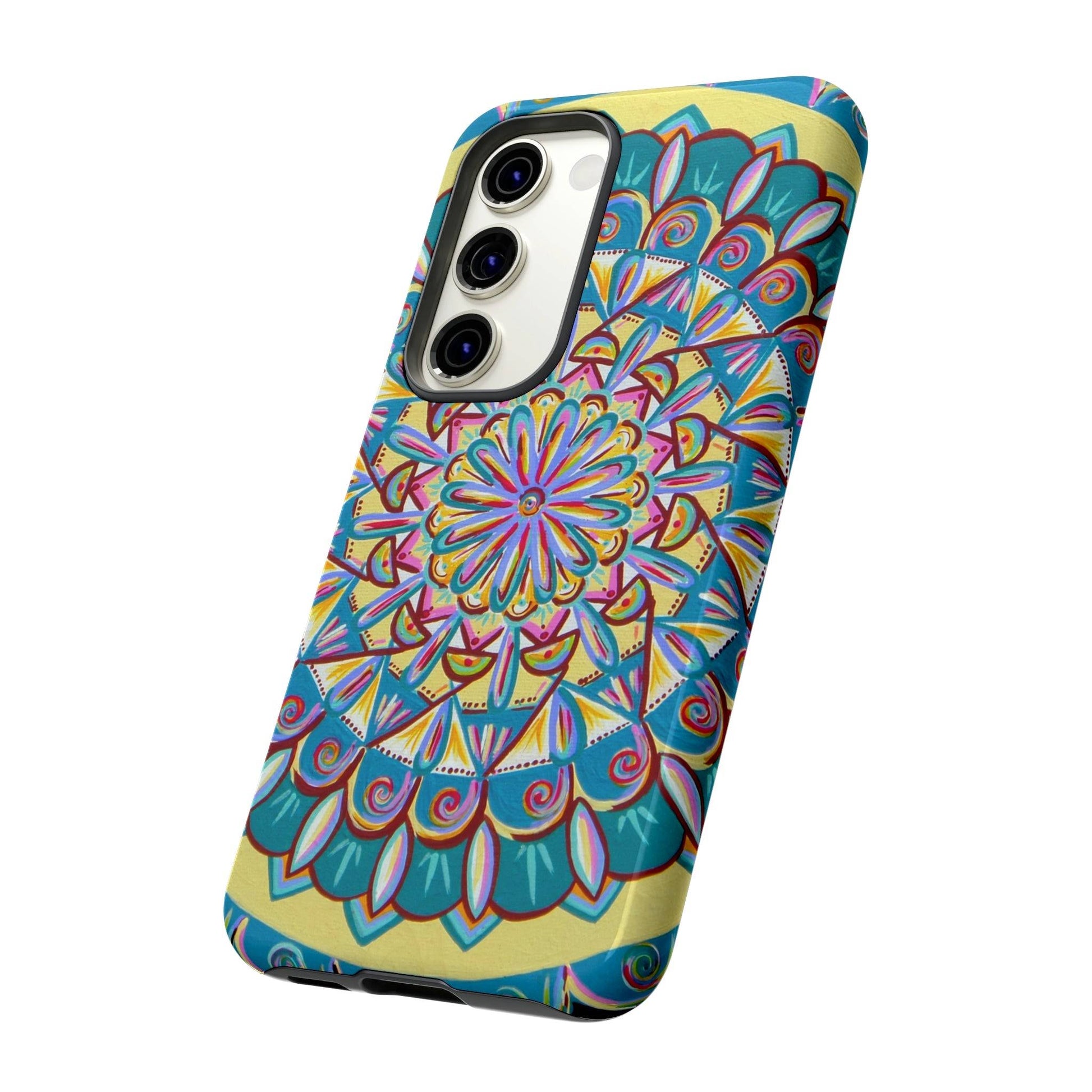 "Almandalayana" Art Phone Armor - Blue Flame Array Phone Case