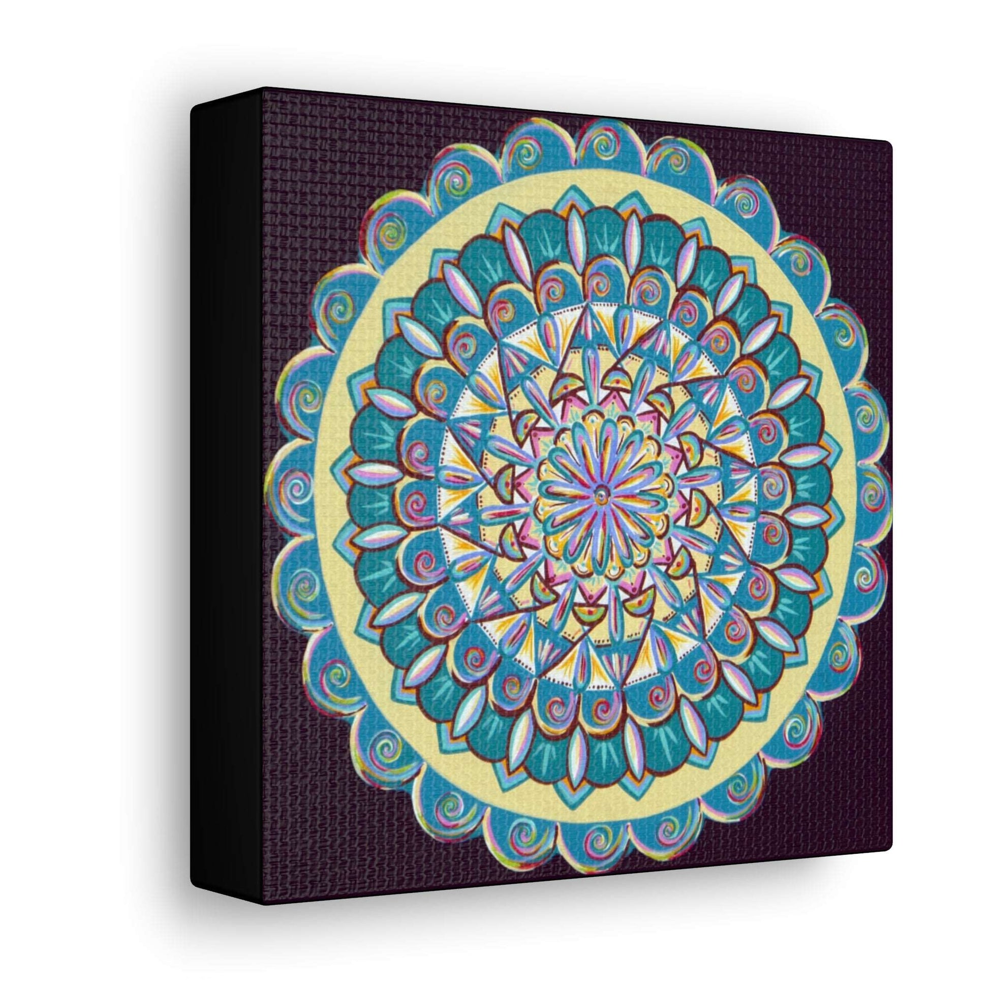 "Almandalayana" Canvas Gallery Wraps - Blue Flame Array Canvas