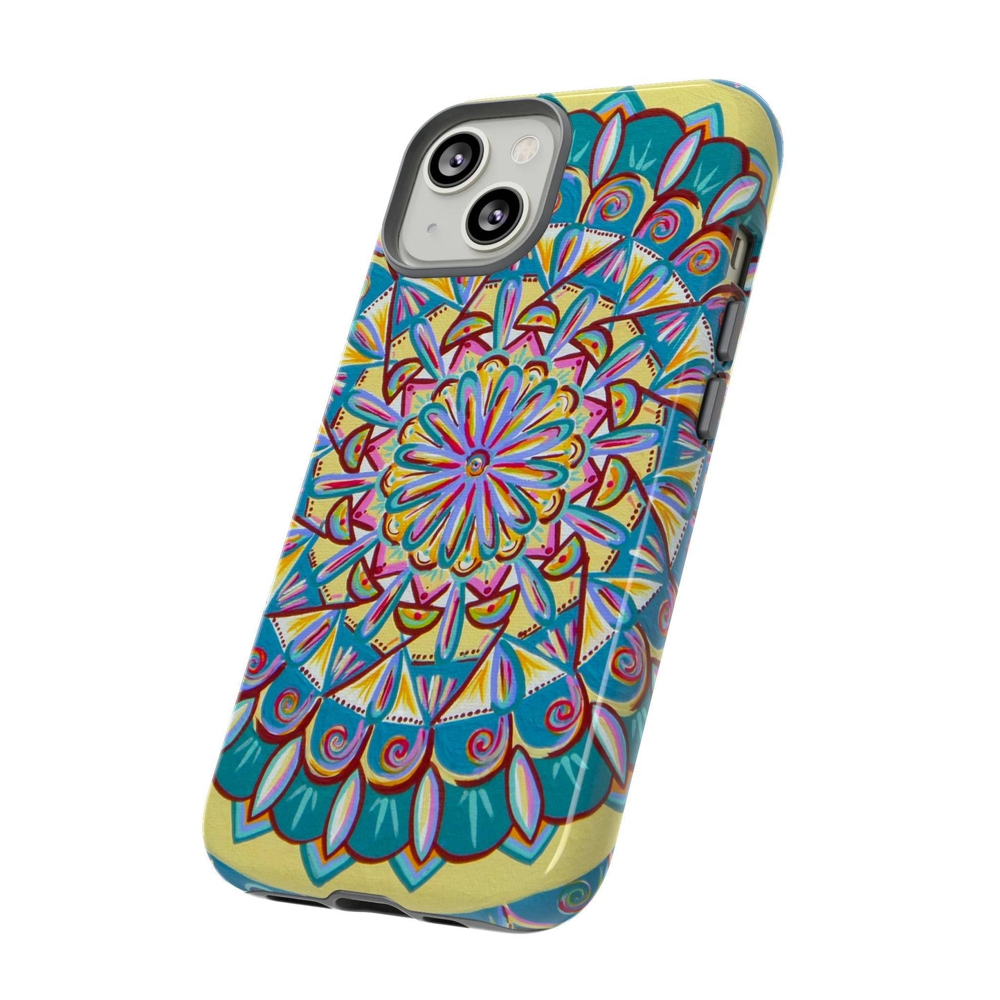 "Almandalayana" Art Phone Armor - Blue Flame Array Phone Case