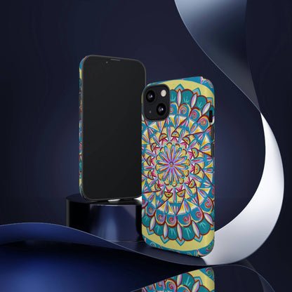 "Almandalayana" Art Phone Armor - Blue Flame Array Phone Case