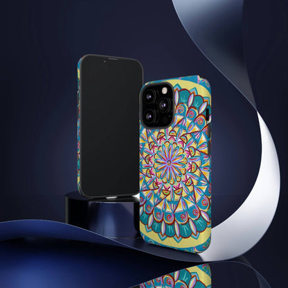 "Almandalayana" Art Phone Armor - Blue Flame Array Phone Case