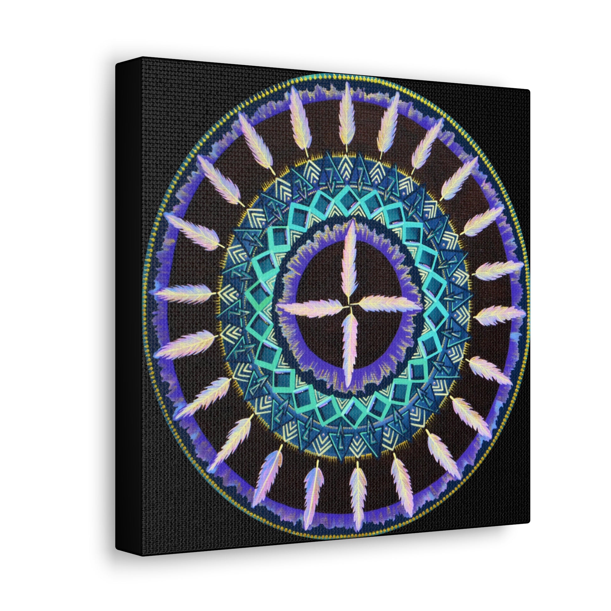 "Cuatro Vientos" Canvas Gallery Wraps - Blue Flame Array Canvas