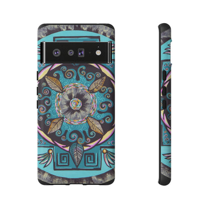 "Hojachakana" Art Phone Armor - Blue Flame Array Google Pixel 6 Pro / Matte Phone Case