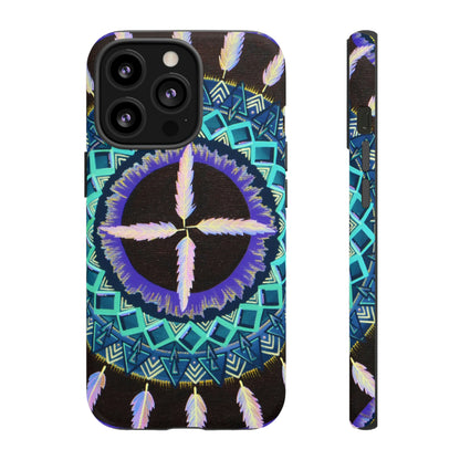 "Cuatro Vientos" Art Phone Armor - Blue Flame Array iPhone 13 Pro / Matte Phone Case