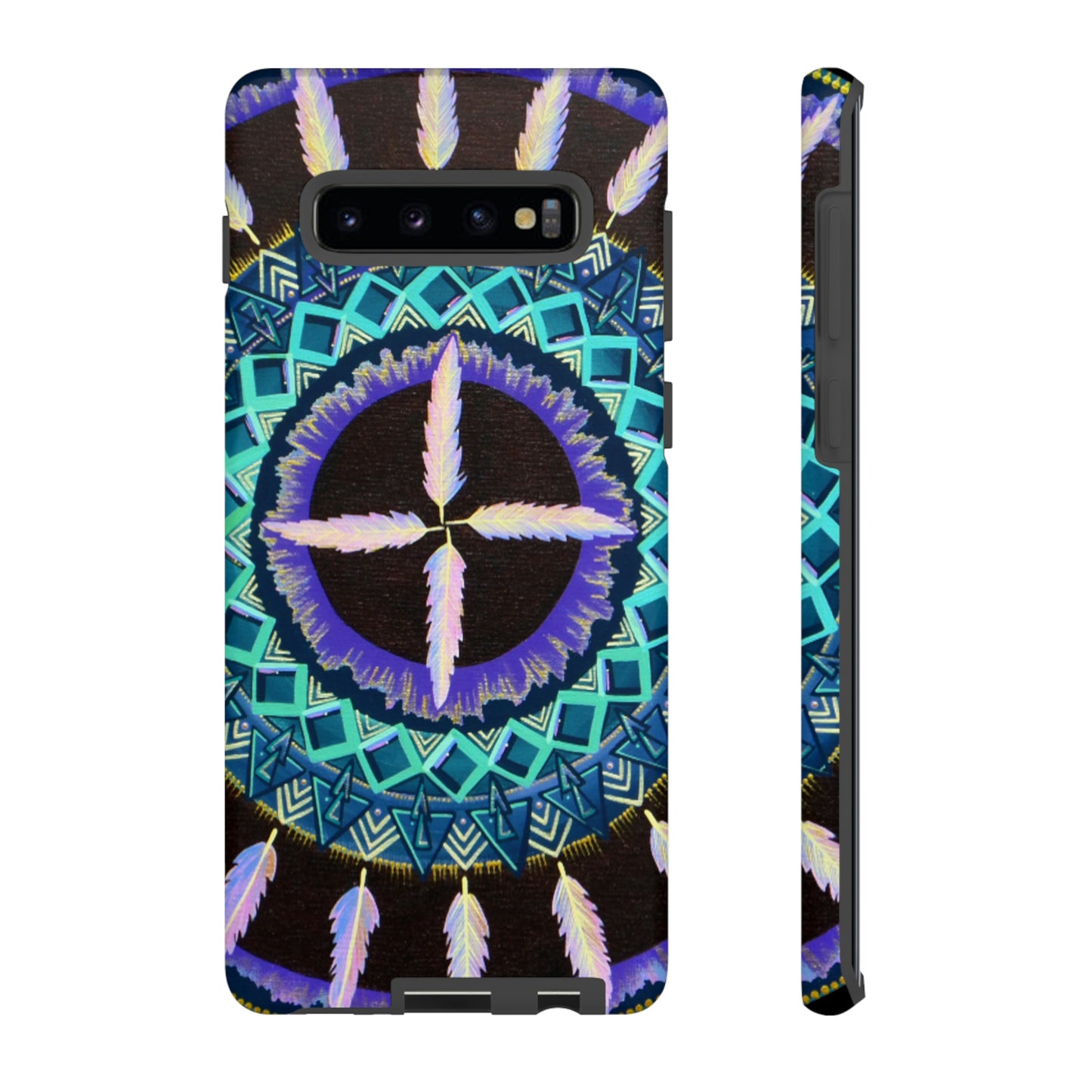 "Cuatro Vientos" Art Phone Armor - Blue Flame Array Samsung Galaxy S10 Plus / Matte Phone Case