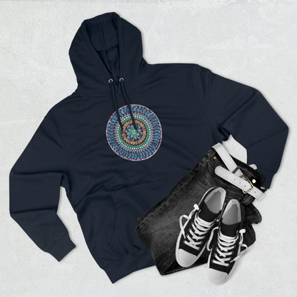 "AquilazurA Kryst'dala" Lords & Ladies Pullover Hoodie - Blue Flame Array Hoodie