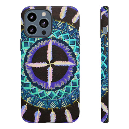 "Cuatro Vientos" Art Phone Armor - Blue Flame Array iPhone 13 Pro Max / Matte Phone Case