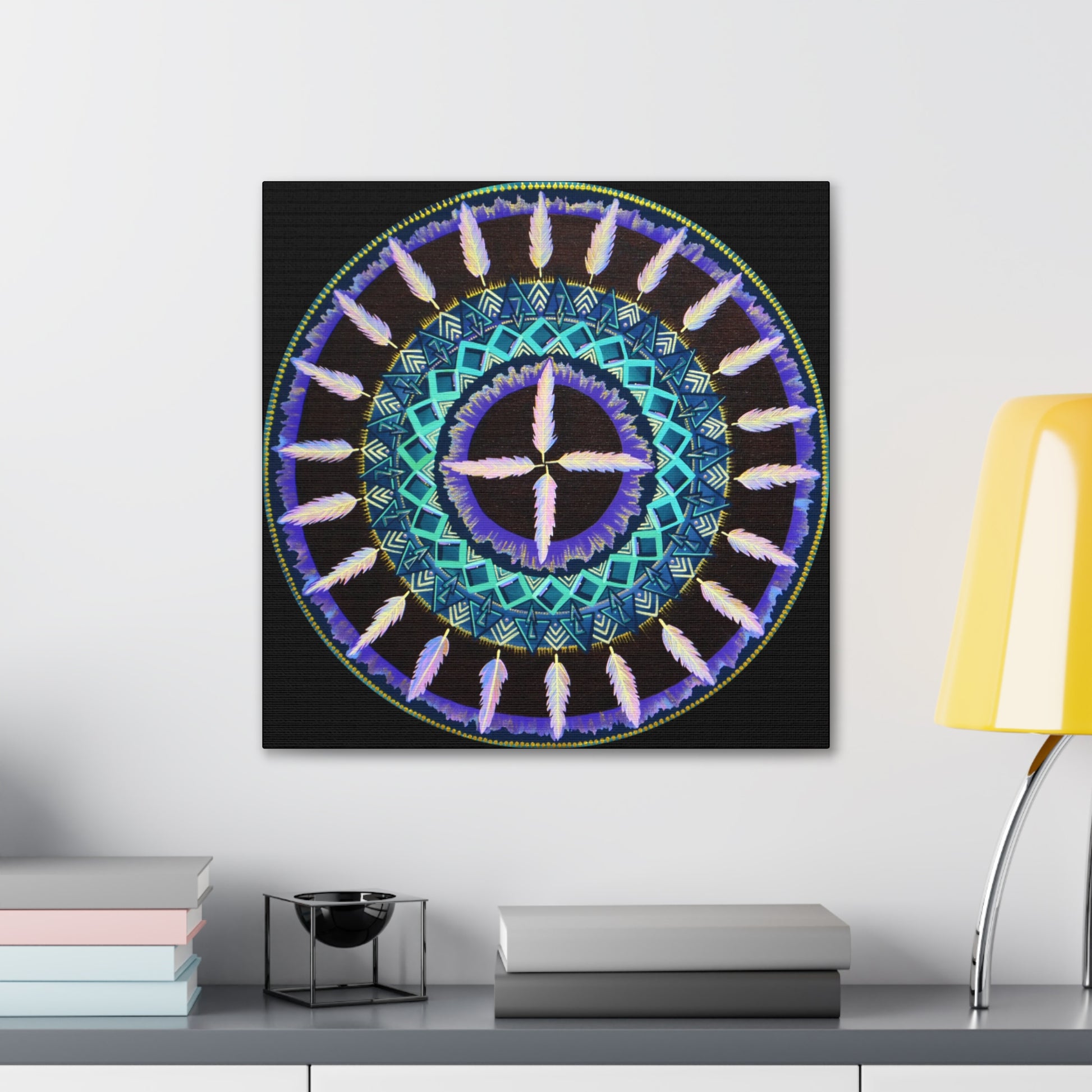 "Cuatro Vientos" Canvas Gallery Wraps - Blue Flame Array Canvas