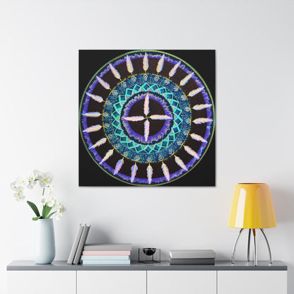 "Cuatro Vientos" Canvas Gallery Wraps - Blue Flame Array Canvas