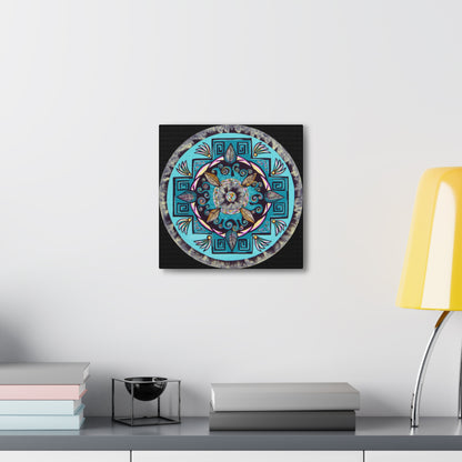 "Hojachakana" Canvas Gallery Wraps - Blue Flame Array Canvas