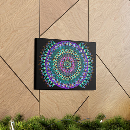 "Mandaladiosa" Canvas Gallery Wraps - Blue Flame Array Canvas