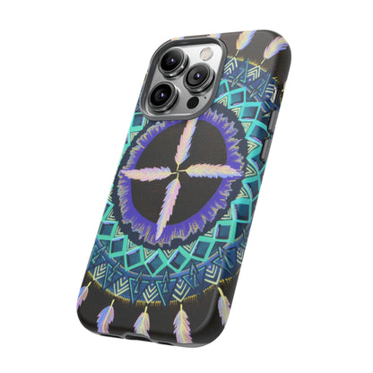 "Cuatro Vientos" Art Phone Armor - Blue Flame Array Phone Case