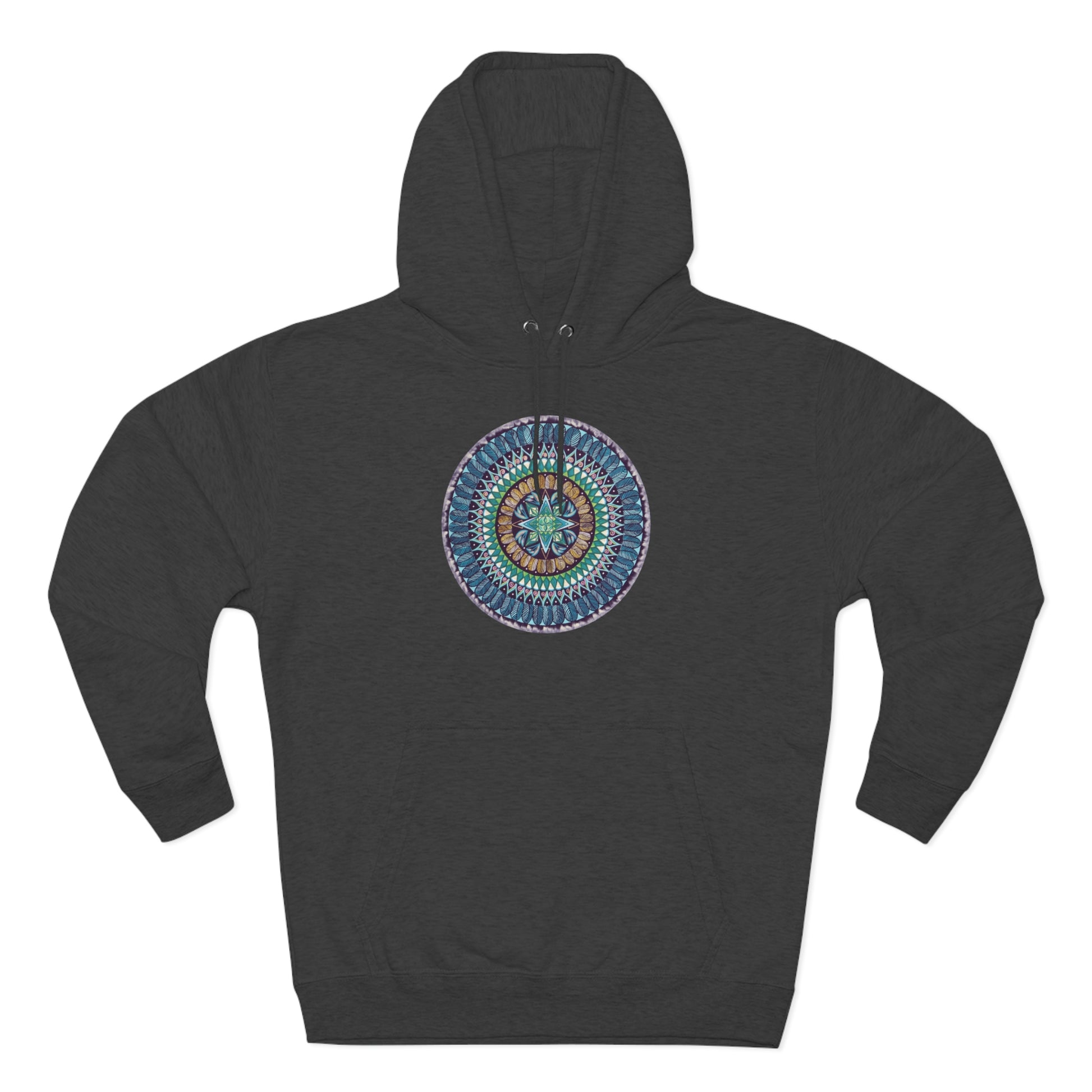 "AquilazurA Kryst'dala" Lords & Ladies Pullover Hoodie - Blue Flame Array Hoodie