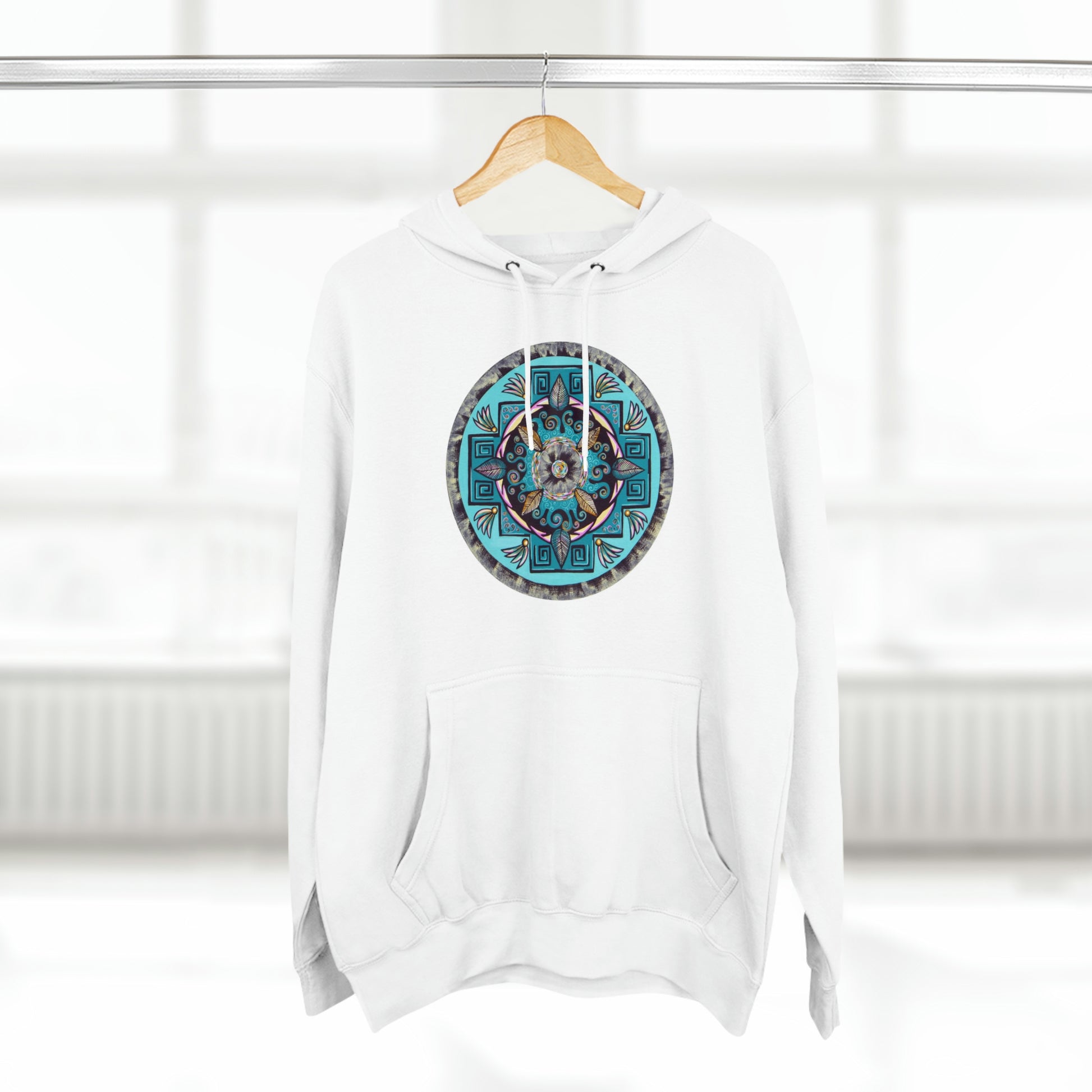 "Hojachakana" Lords & Ladies Pullover Hoodie - Blue Flame Array Hoodie