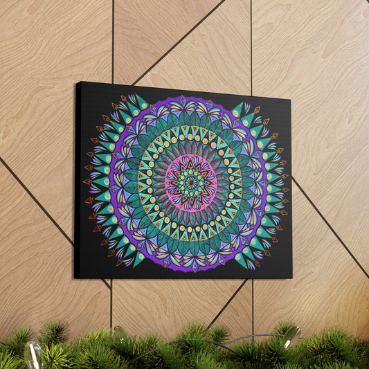 "Mandaladiosa" Canvas Gallery Wraps - Blue Flame Array Canvas