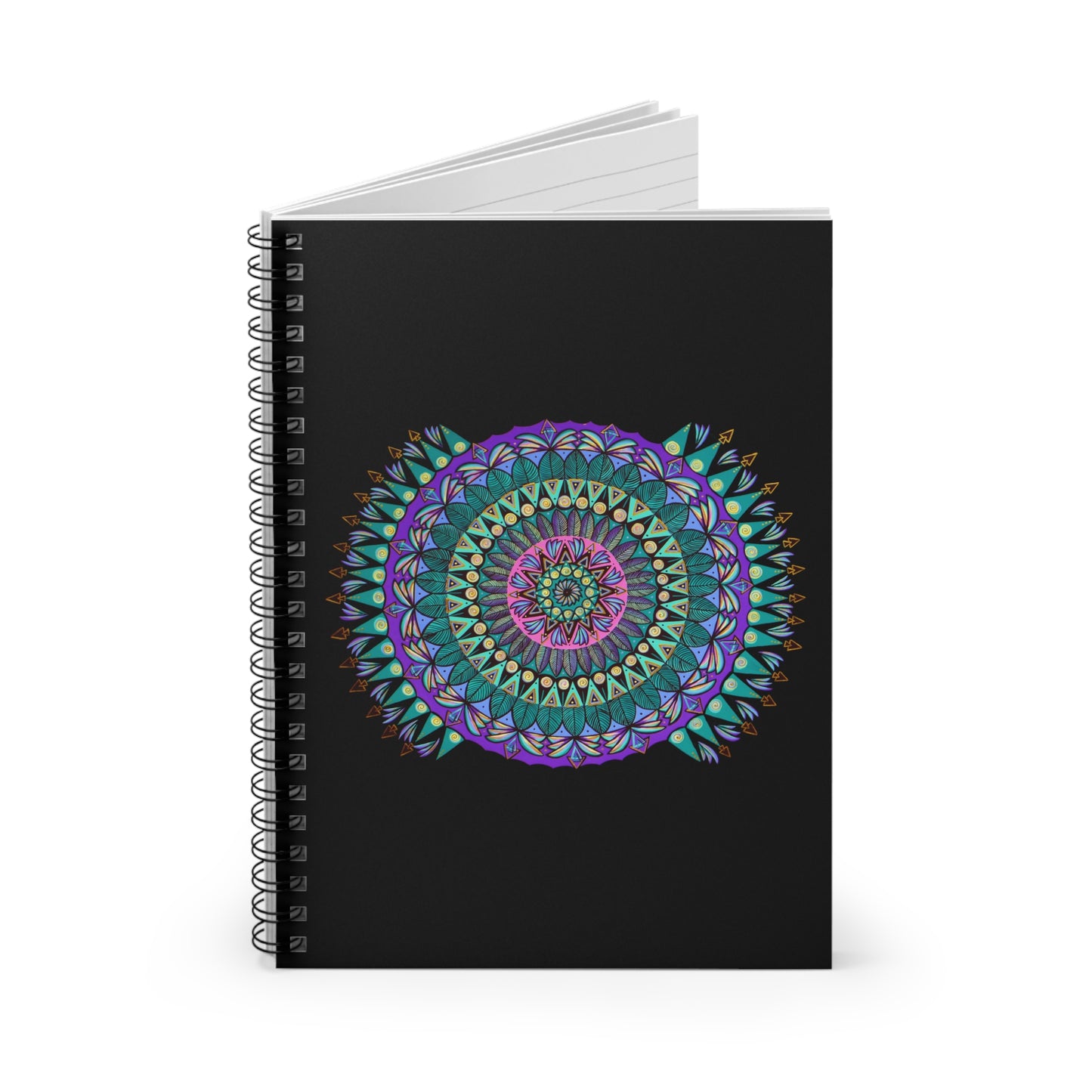 "Mandaladiosa" Spiral Notebook