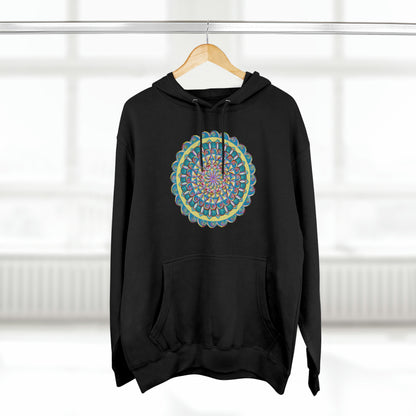 "Almandalayana" Lords & Ladies Pullover Hoodie - Blue Flame Array Hoodie