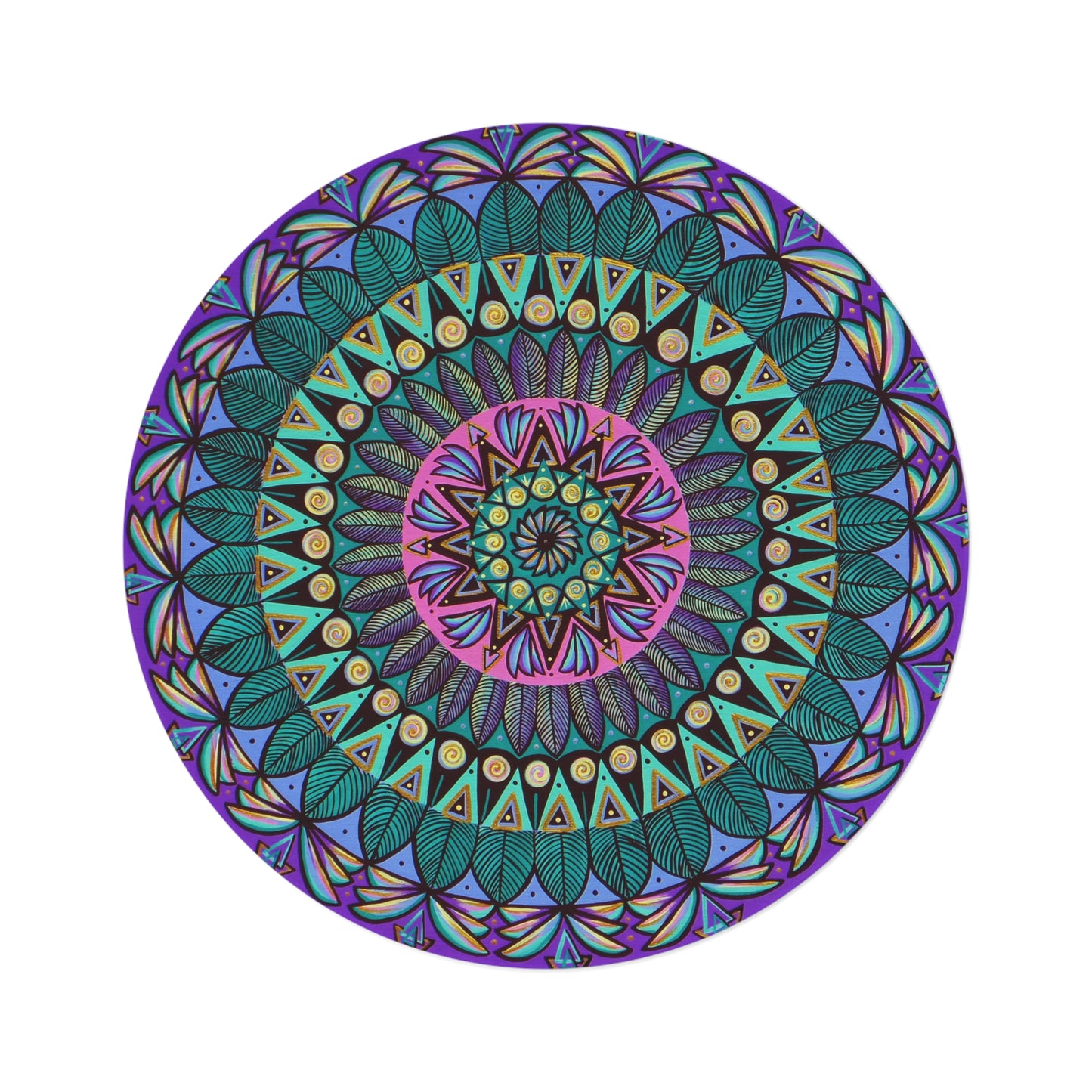 "Mandaladiosa" Mandala Rug