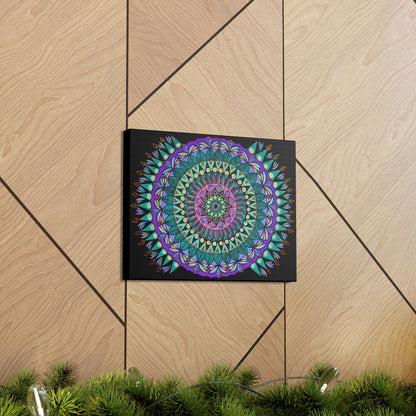 "Mandaladiosa" Canvas Gallery Wraps - Blue Flame Array Canvas