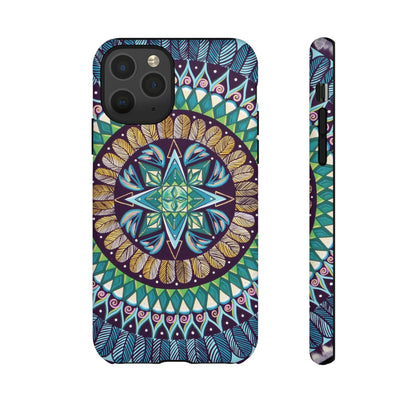 "AquilazurA Kryst'dala" Art Phone Armor - Blue Flame Array iPhone 11 Pro / Matte Phone Case