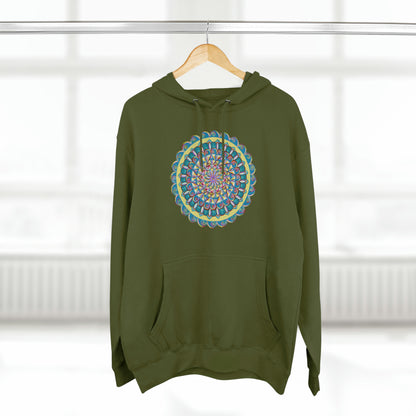 "Almandalayana" Lords & Ladies Pullover Hoodie - Blue Flame Array Hoodie