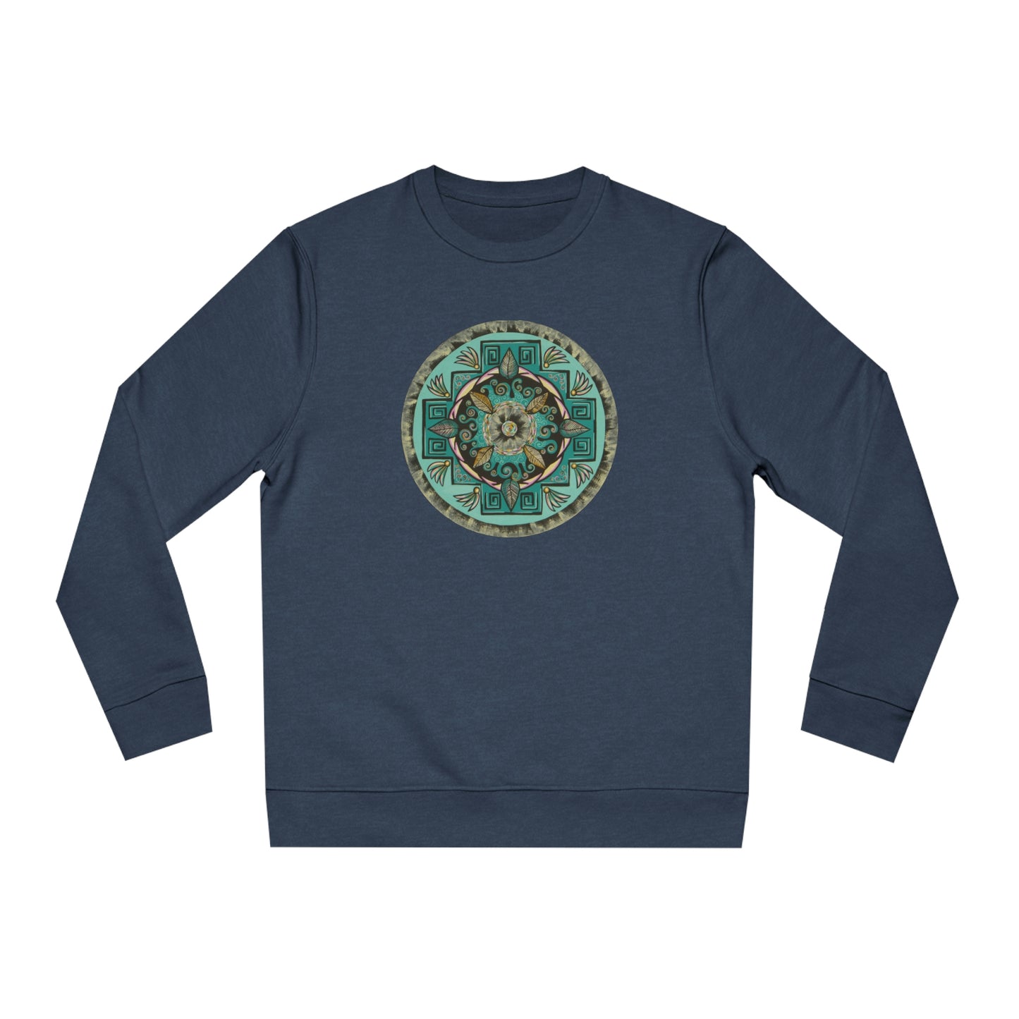 "Hojachakana" Lords & Ladies Organic Sweatshirt - Blue Flame Array Sweatshirt