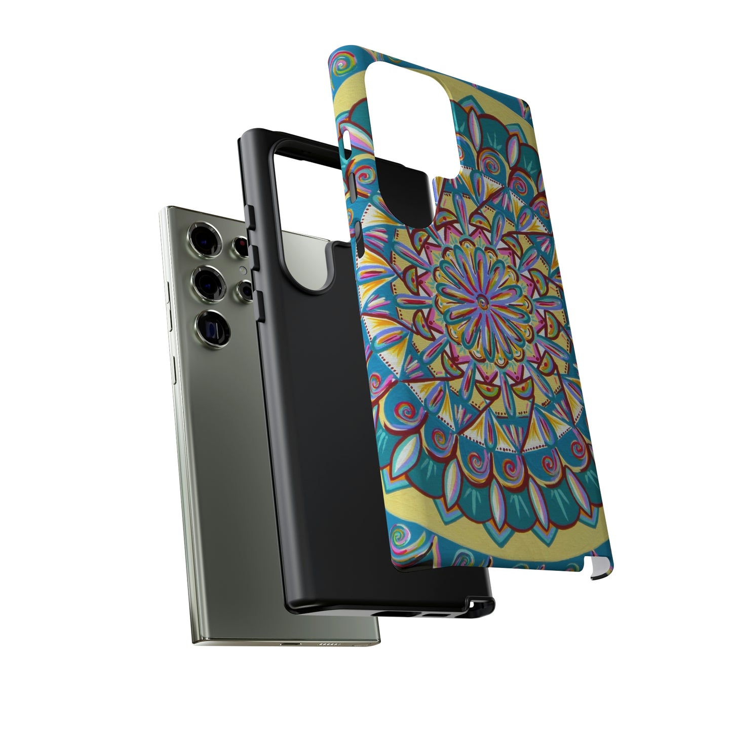 "Almandalayana" Art Phone Armor - Blue Flame Array Phone Case