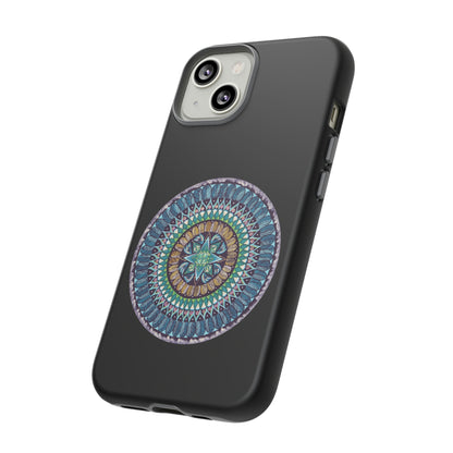 "AquilazurA Kryst'dala" Art Phone Armor - Blue Flame Array Phone Case