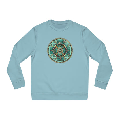 "Hojachakana" Lords & Ladies Organic Sweatshirt - Blue Flame Array Sweatshirt