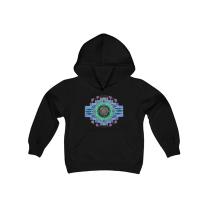 "Plumachakana" Lads & Lasses Hoodie - Blue Flame Array Black / S Kids clothes