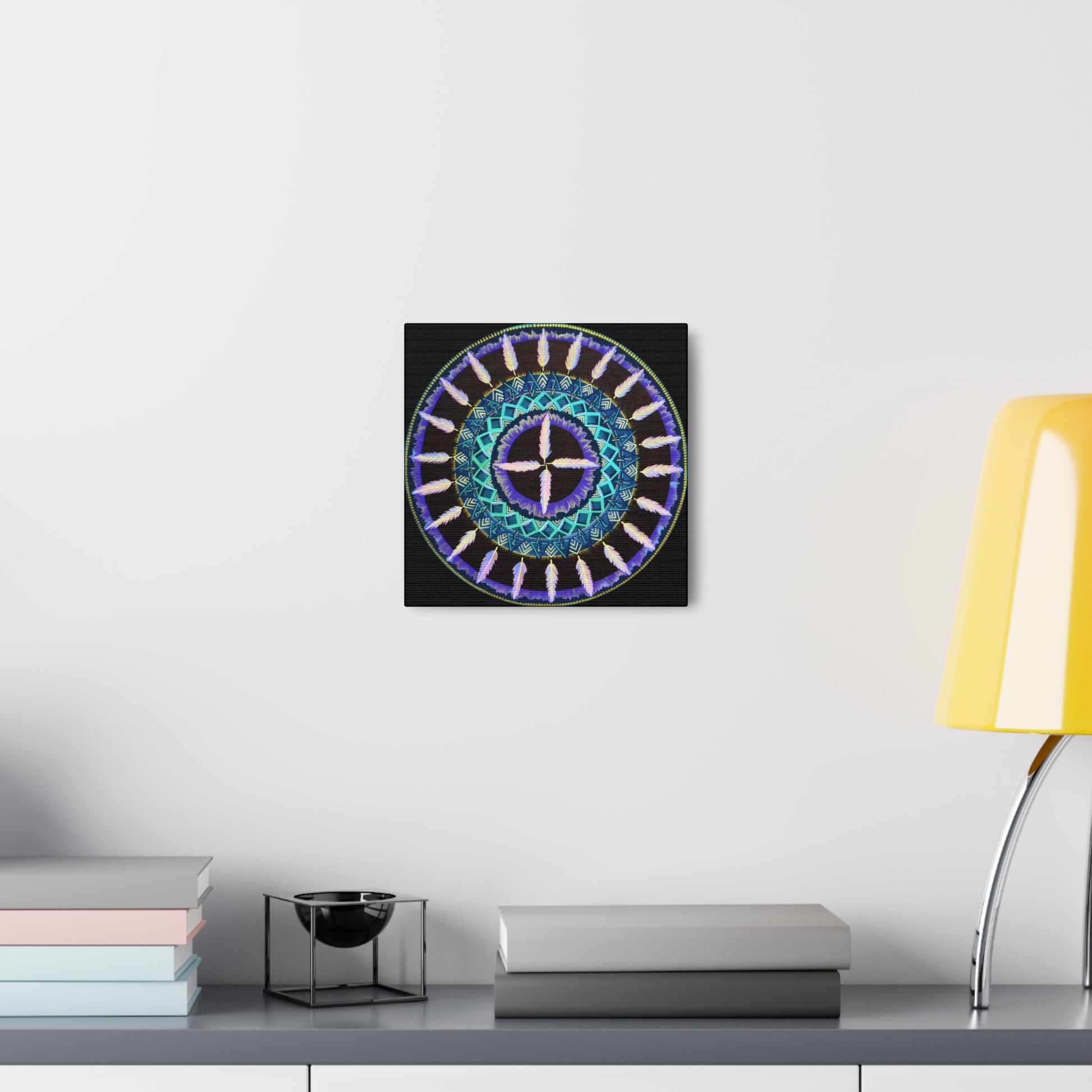 "Cuatro Vientos" Canvas Gallery Wraps - Blue Flame Array Canvas