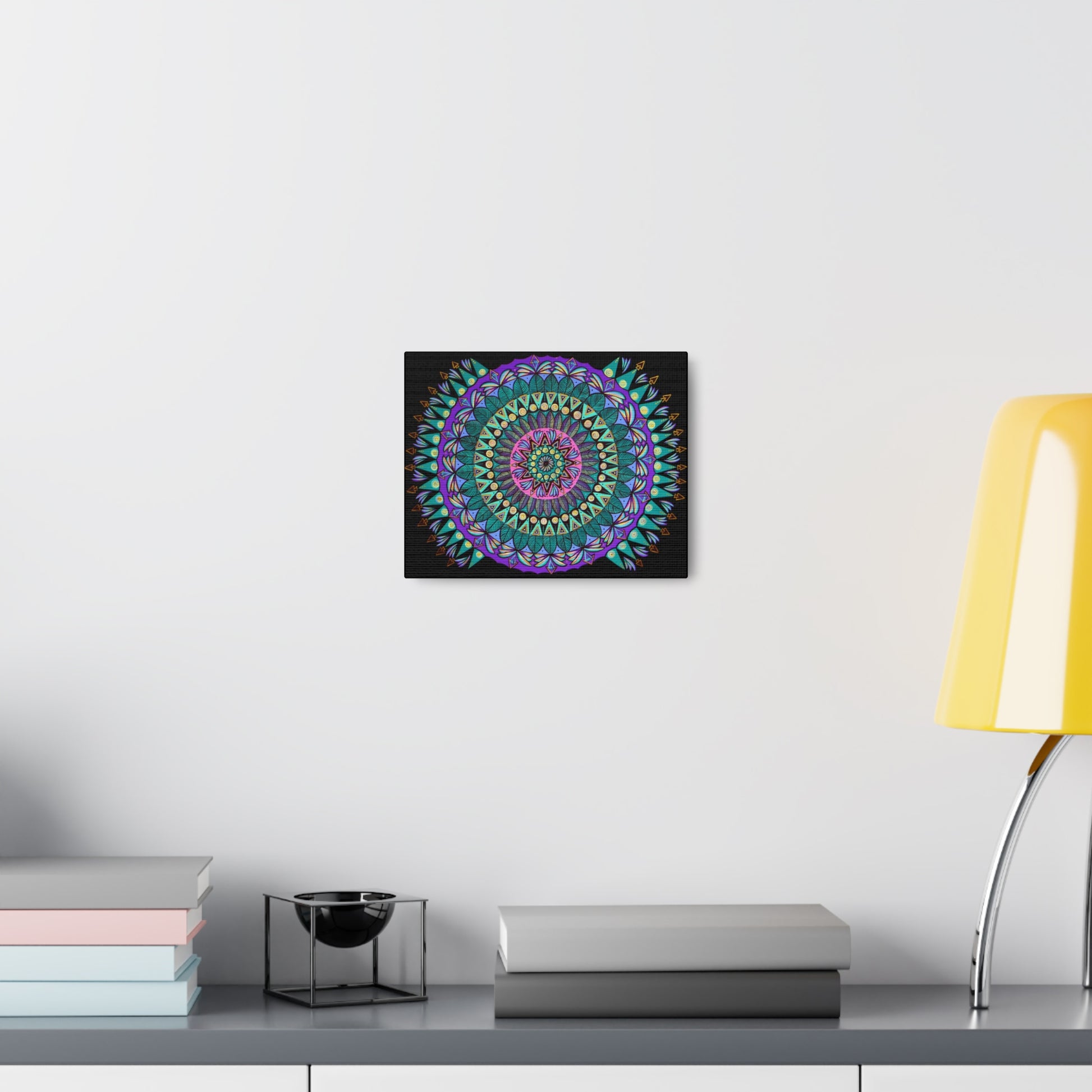 "Mandaladiosa" Canvas Gallery Wraps - Blue Flame Array Canvas