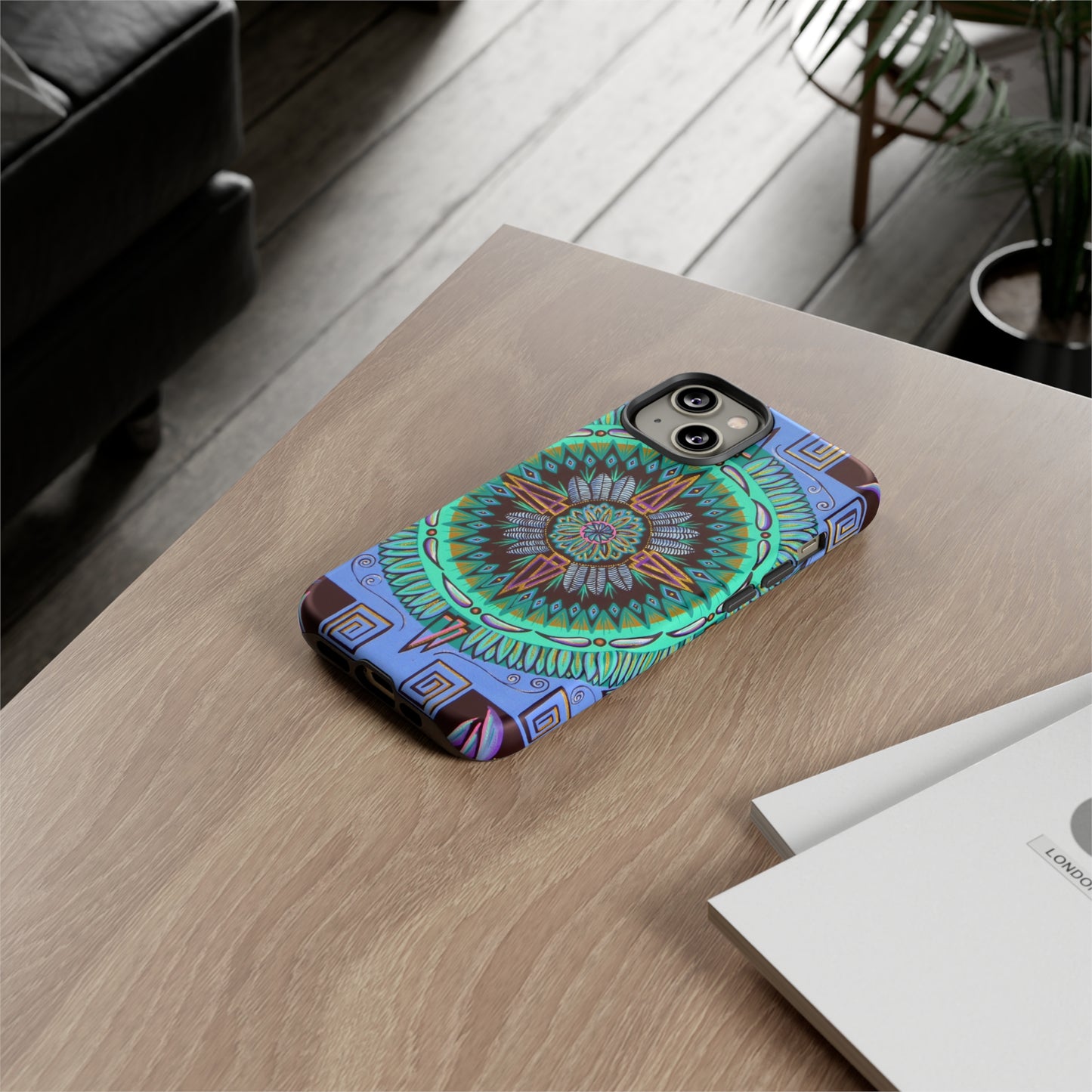 "Plumachakana" Art Phone Armor