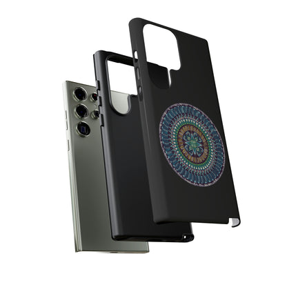 "AquilazurA Kryst'dala" Art Phone Armor - Blue Flame Array Phone Case