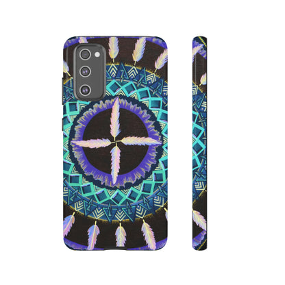 "Cuatro Vientos" Art Phone Armor - Blue Flame Array Samsung Galaxy S20 FE / Glossy Phone Case