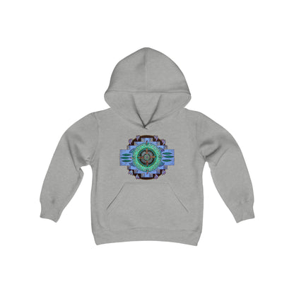 "Plumachakana" Lads & Lasses Hoodie - Blue Flame Array Kids clothes