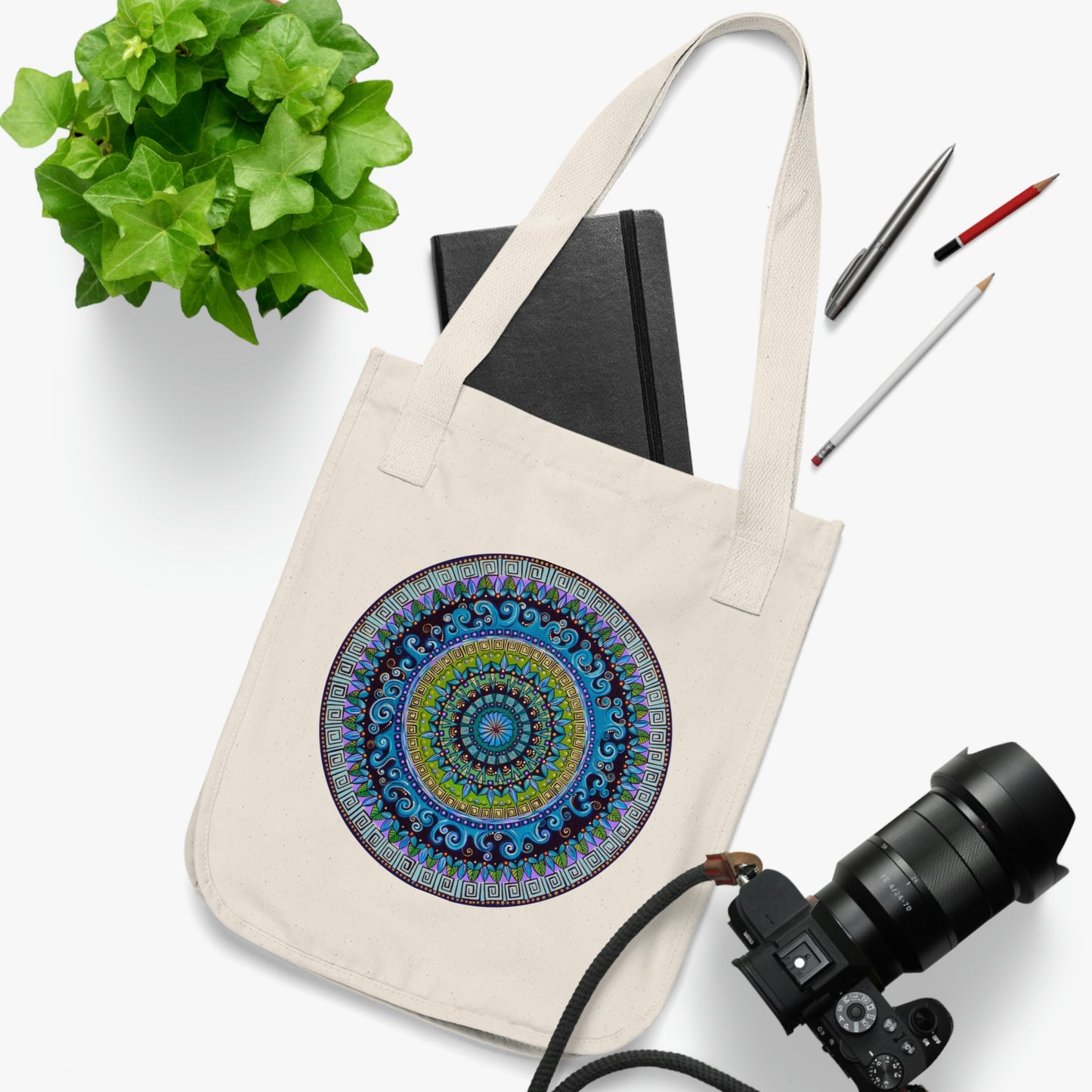 "Mandaquala" Organic Canvas Tote Bag