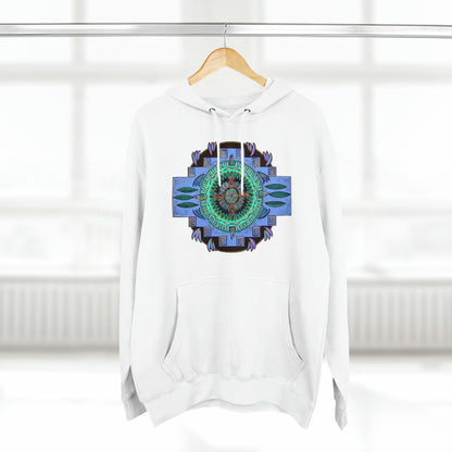 "Plumachakana" Lords & Ladies Pullover Hoodie - Blue Flame Array Hoodie