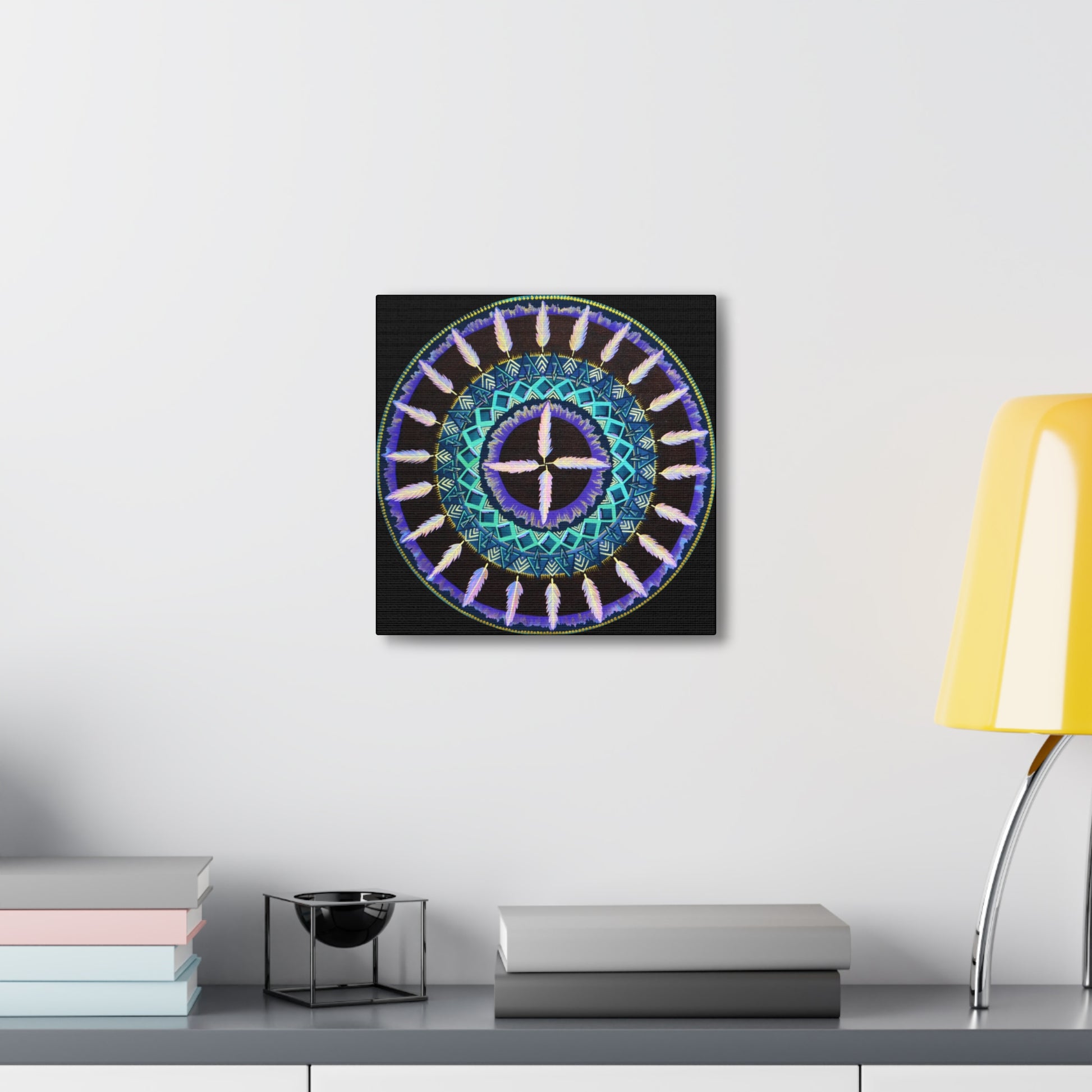 "Cuatro Vientos" Canvas Gallery Wraps - Blue Flame Array Canvas