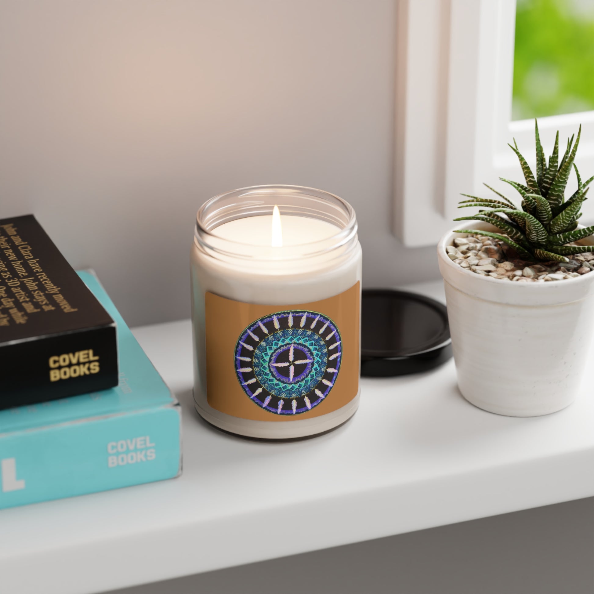 "Cuatro Vientos" Scented Soy Candle - Blue Flame Array Home Decor